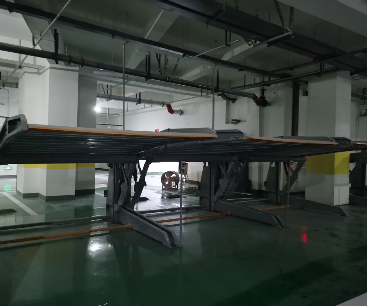 利州区两柱简易升降立体停车库改造