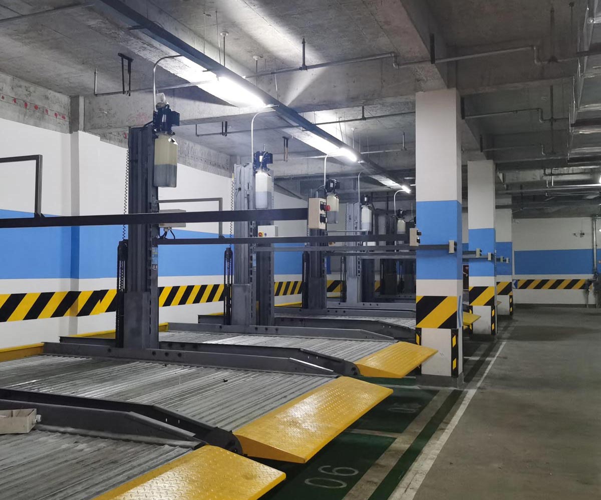洪雅县平面移动式机械停车设备的特点