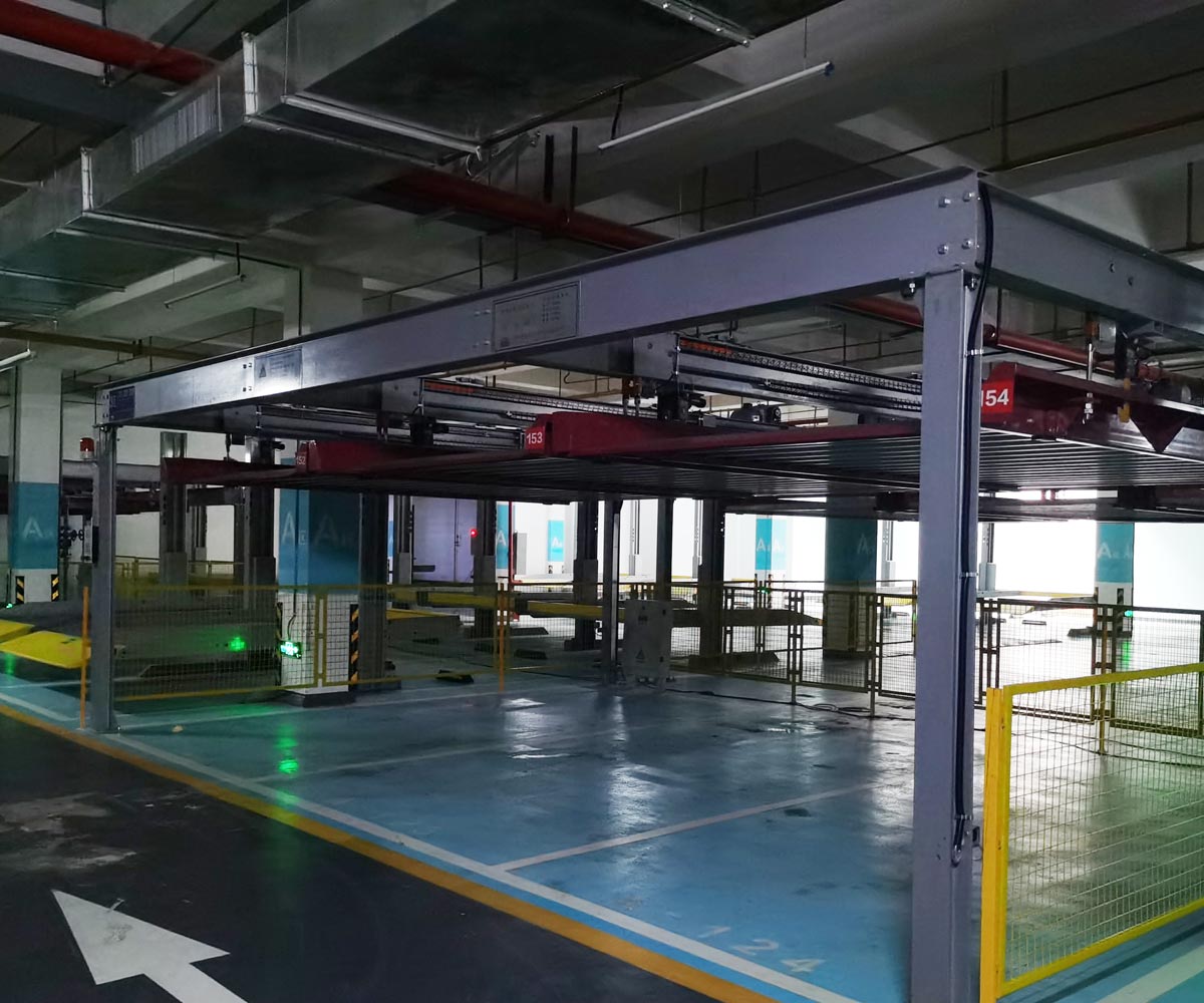 西林县PJS四柱简易升降机械式立体停车设备