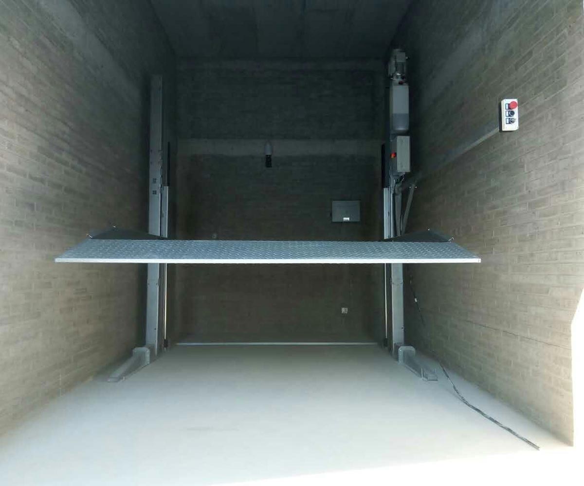 临夏市地下室2层简易式立体停车位