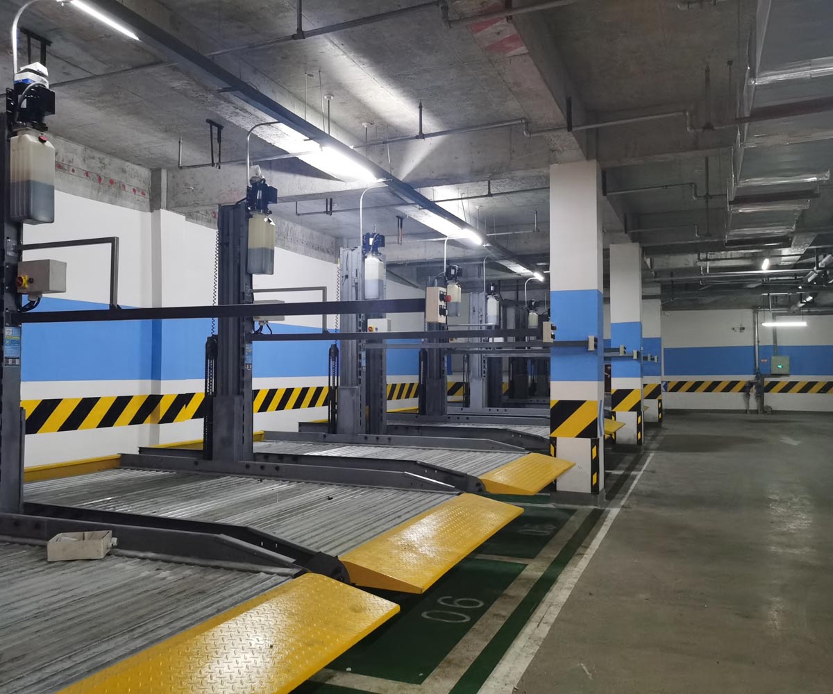 桂东县四柱简易式机械立体停车设备
