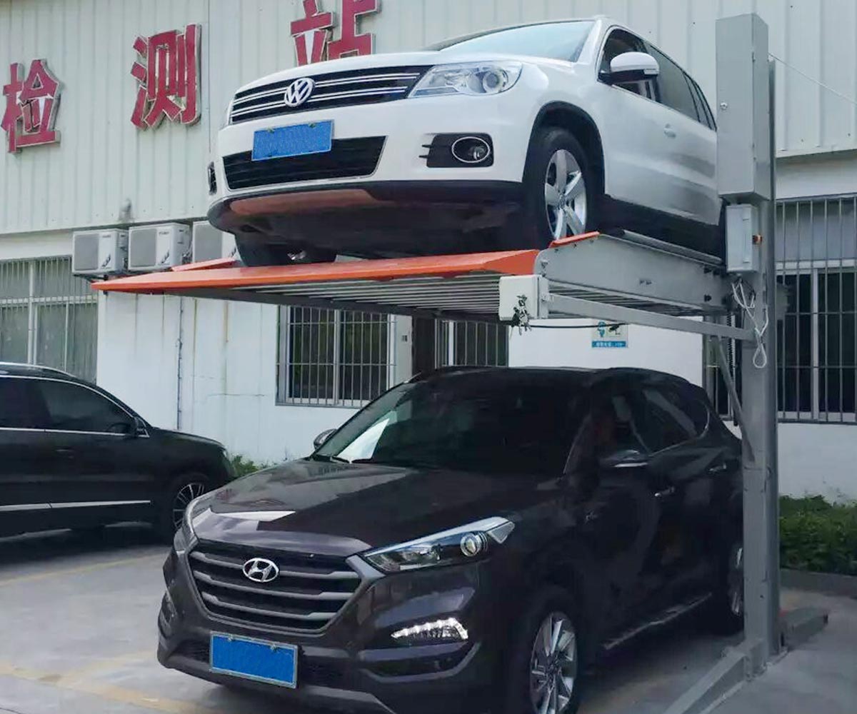 石泉县小区2层升降式机械立体停车设备