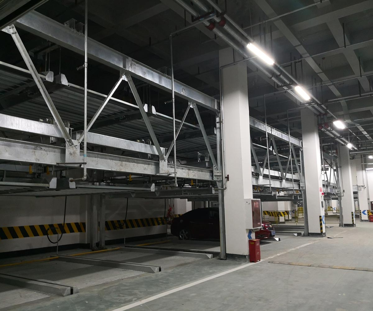 长沙县二层升降横移机械立体车库
