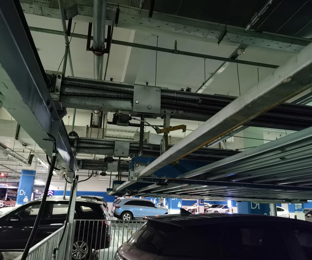 华宁县单列PSH2二层升降横移机械式立体停车设备