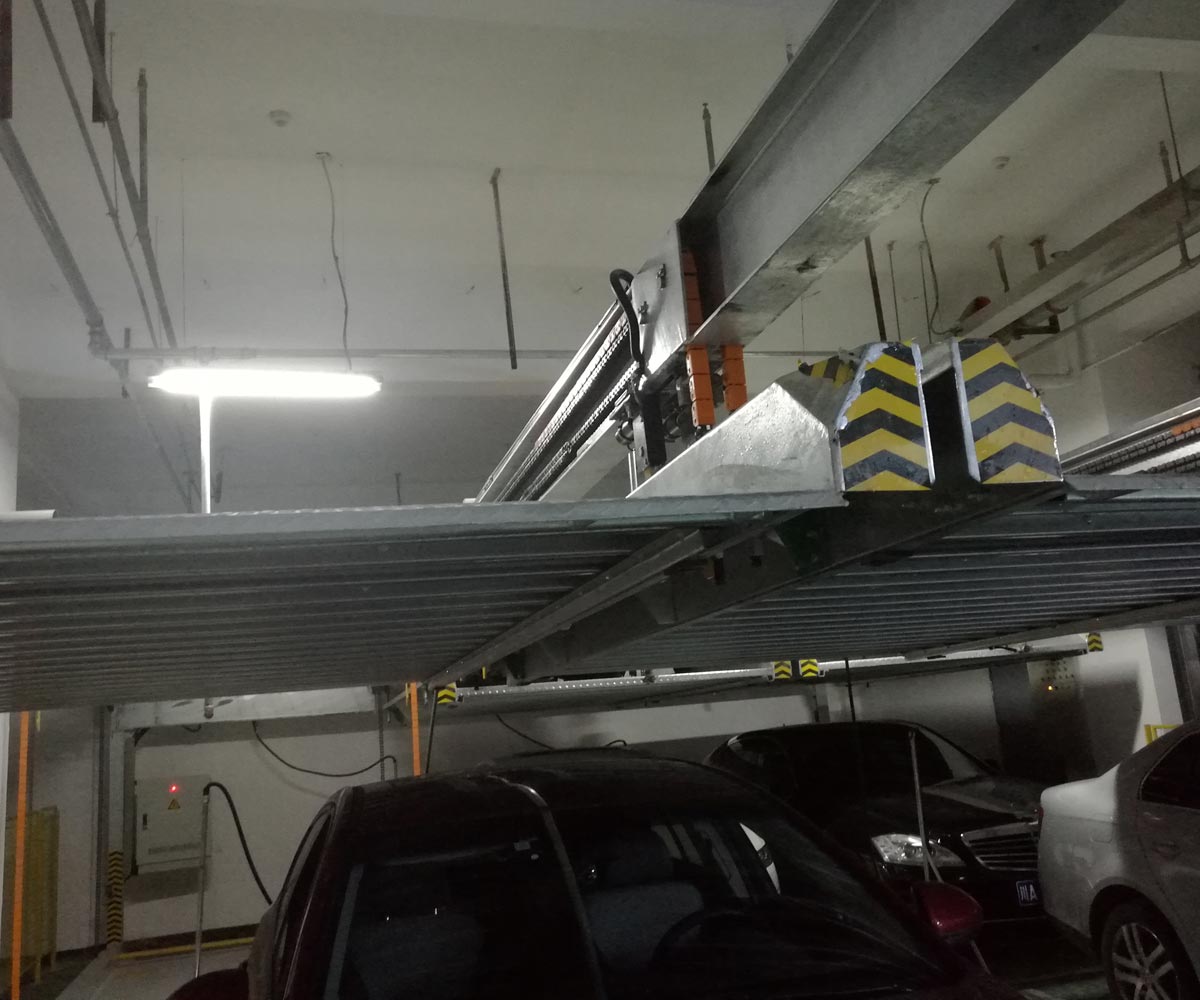 宝鸡市PSH2重列二层升降横移机械式立体停车设备