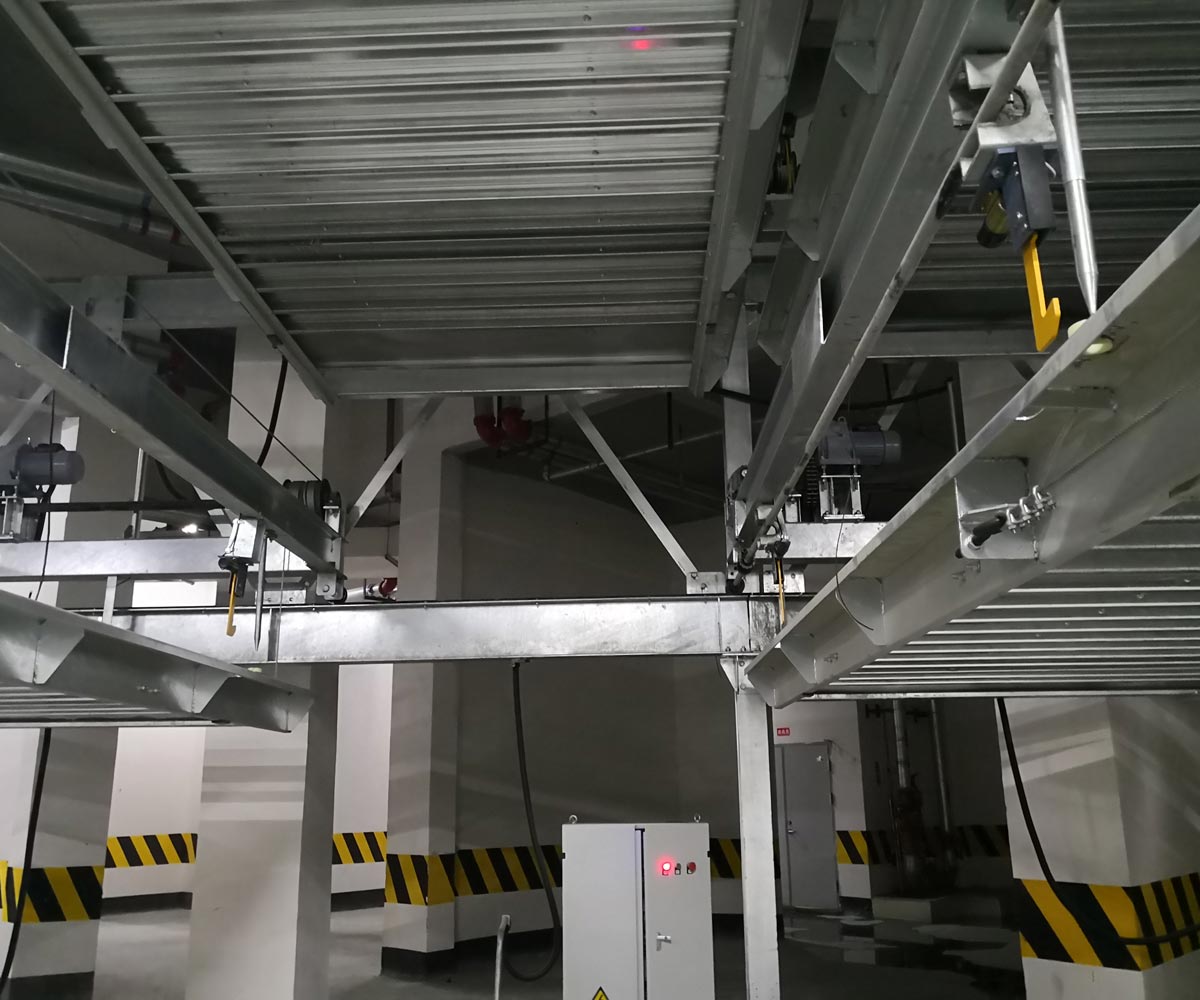 米易县PSH2二层升降横移机械式立体停车设备