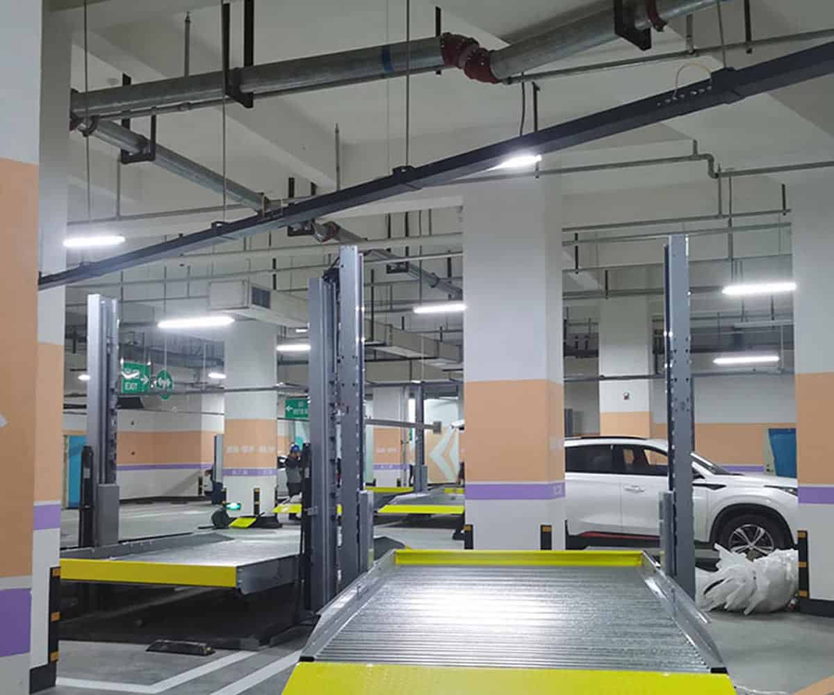 二层升降式立体车库租用 