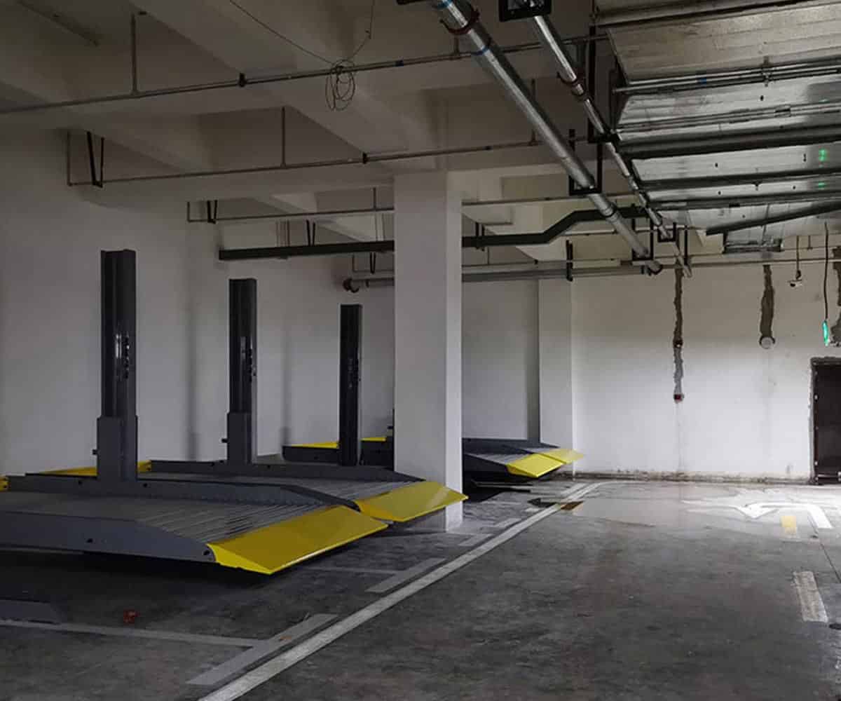 两层升降式立体停车库短租 