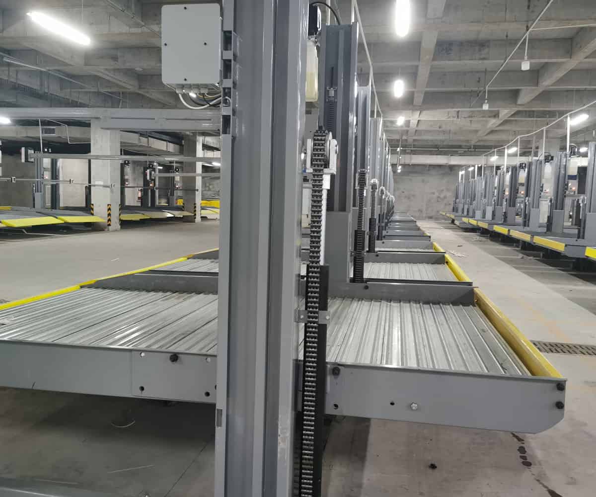 两柱简易升降立体停车设备 