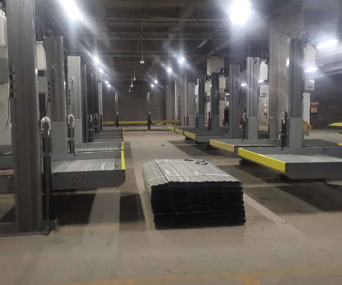 修文县机械式立体车库的九个类型